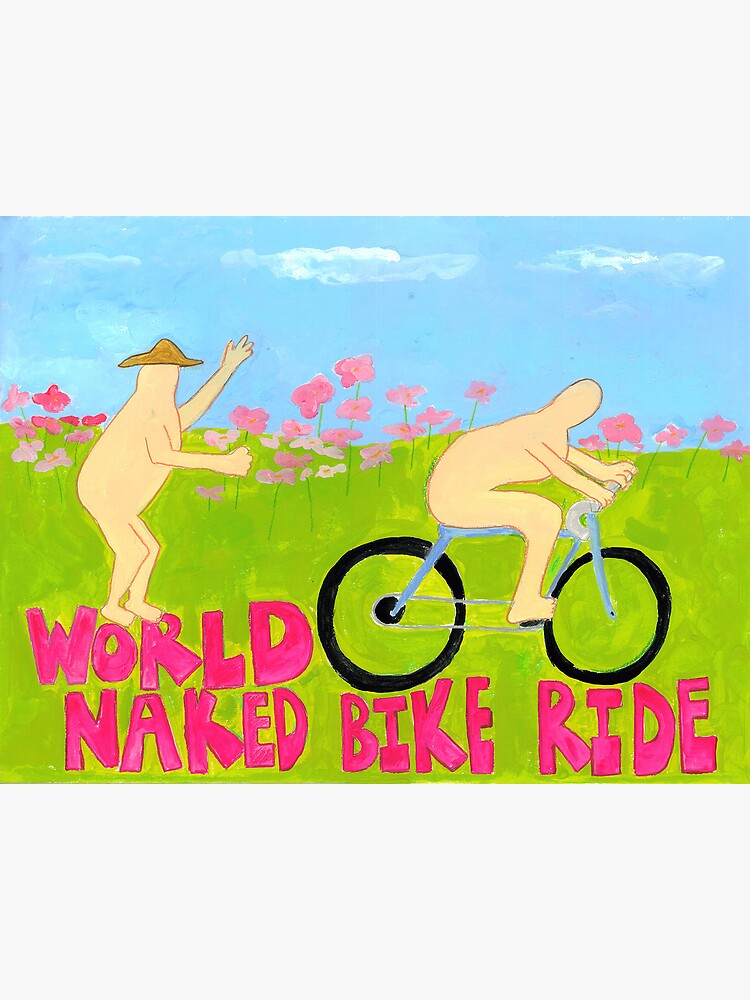 World Naked Bike Ride Poster By Withoutastitch Redbubble