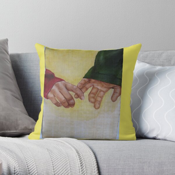 Connecting with you Throw Pillow