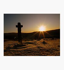 Dartmoor: First Light at Cadover Cross Photographic Print