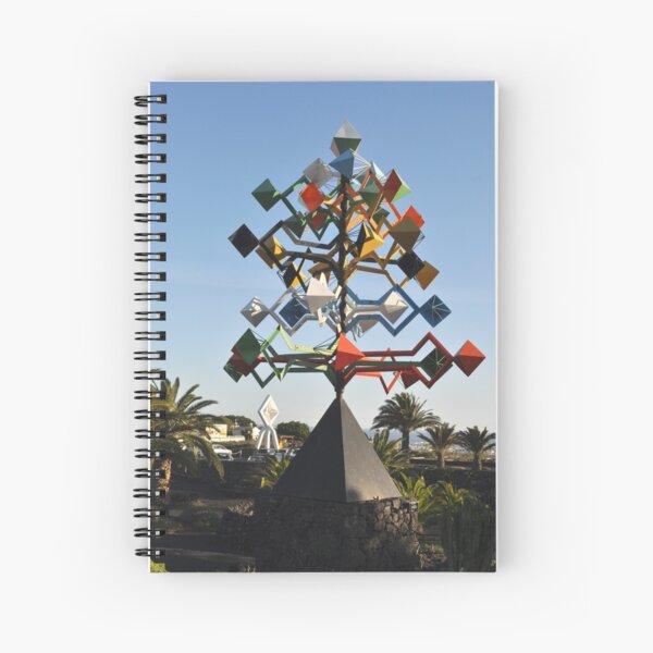 Wind sculpture Spiral Notebook