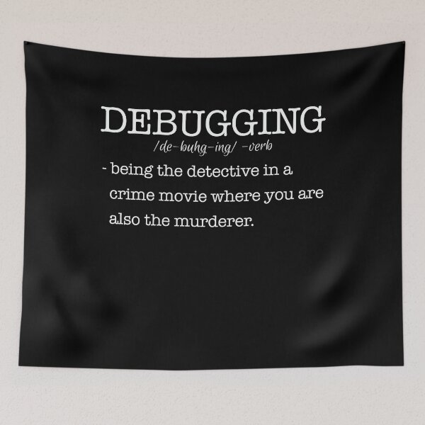 Item preview, Computer scientist debugging saying designed and sold by 4tomic.
