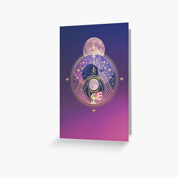 Zodiac Libra Goddess Greeting Card