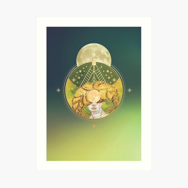Zodiac Cancer Goddess Art Print By Saurielcreative Redbubble
