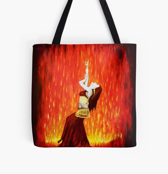 belly dancer All Over Print Tote Bag