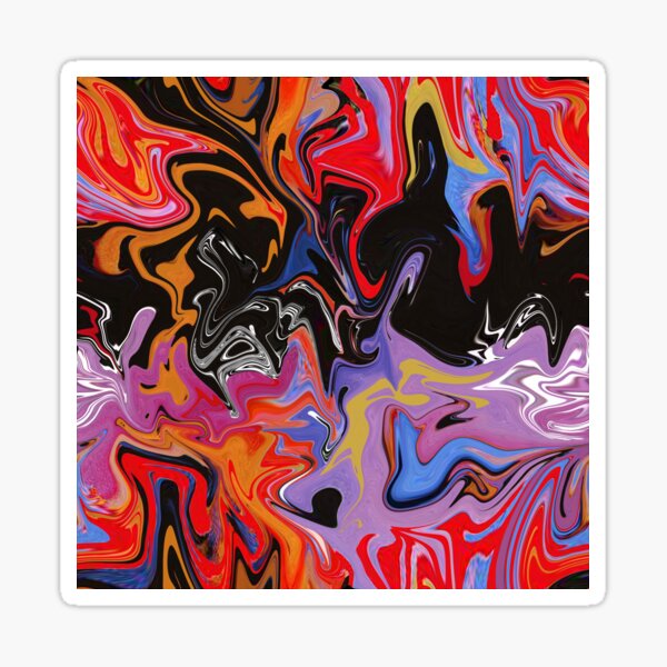 5SOS Youngblood Inspired Marble Effect Pattern Sticker