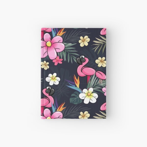 Tropical Balloon Animals and Flowers Hardcover Journal