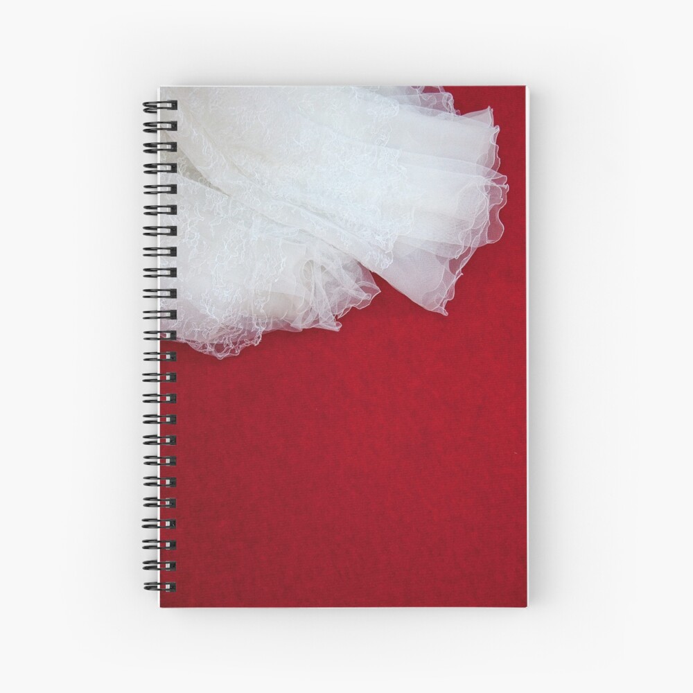 Wedding Dress Detail - Tres Spiral Notebook