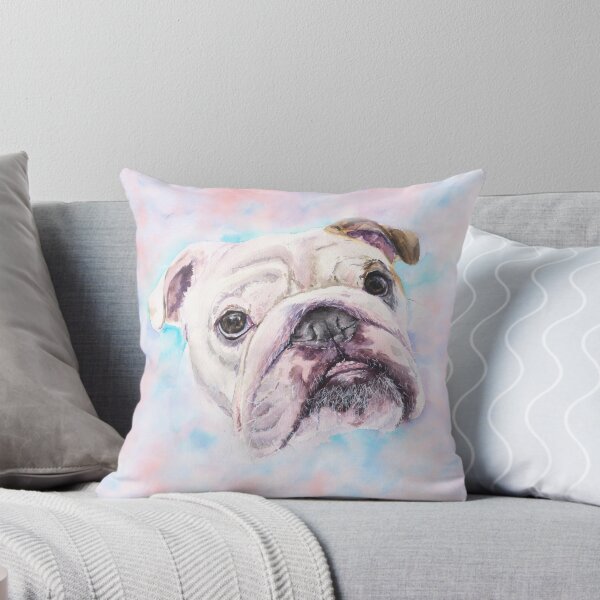 Item preview, English Bulldog watercolor art from George Dyachenko  designed and sold by George Dyachenko.