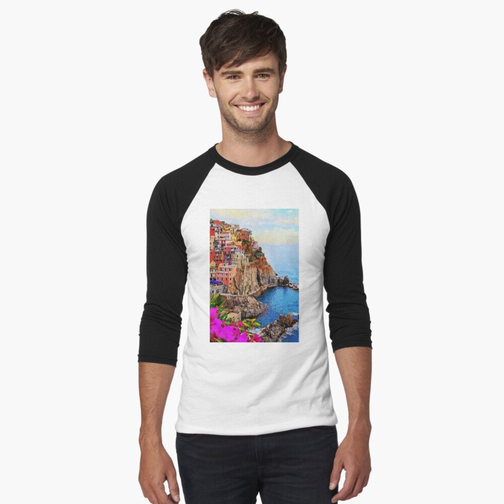 Item preview, Baseball ¾ Sleeve T-Shirt designed and sold by ErianAndre.