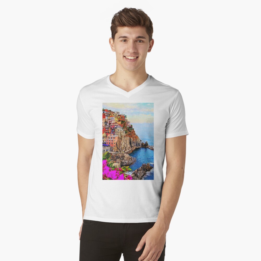 Item preview, V-Neck T-Shirt designed and sold by ErianAndre.