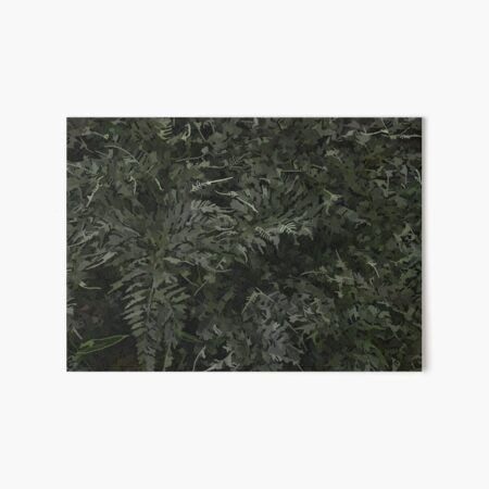 Japanese "painted" fern Art Board Print