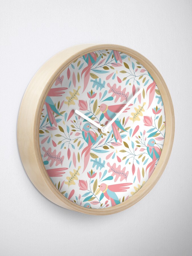 Horloge ''Motif birdy' : autre vue