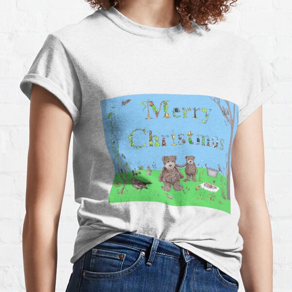 Teddy Bear Christmas card Classic T-Shirt