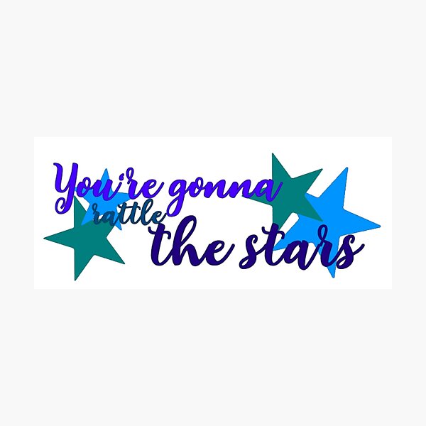 Item preview, You're Gonna Rattle the Stars designed and sold by LeahSakura.