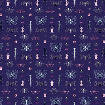 Artwork thumbnail, Insect pattern by OGraphinerie