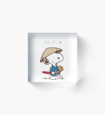 Snoopy le Samouraï Bloc acrylique