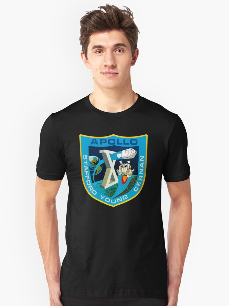 Download Apollo 10 Mission Patch T Shirt By Jutulen Redbubble