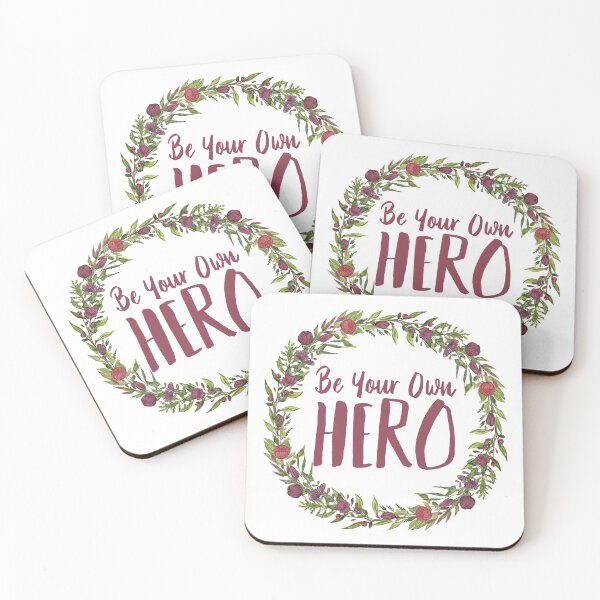 Item preview, Be Your Own Hero - Floral designed and sold by justsomethings.