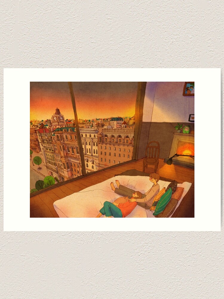 Alternate view of She must have been tired Art Print