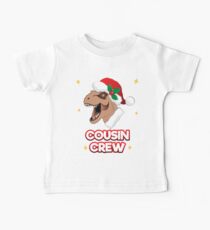 Dinosaur Christmas Cousin Tyrannosaurus Rex Santa Xmas T-Rex Baby T-Shirt