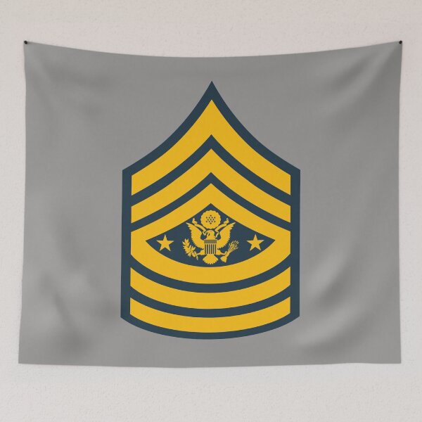 Aperçu de l'œuvre US ARMY INSIGNIA - SERGENT MAJOR DE L'ARMÉE créée et vendue par WOOFANG.