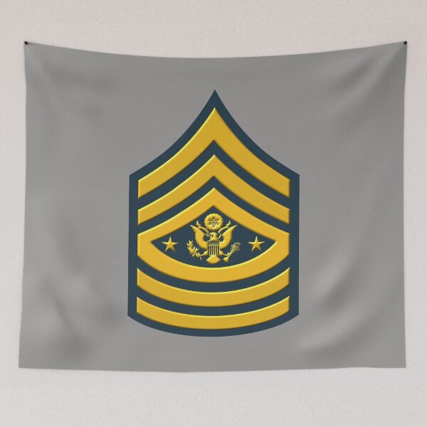 Aperçu de l'œuvre US ARMY INSIGNIA - SERGENT MAJEUR DE L'ARMÉE créée et vendue par WOOFANG.