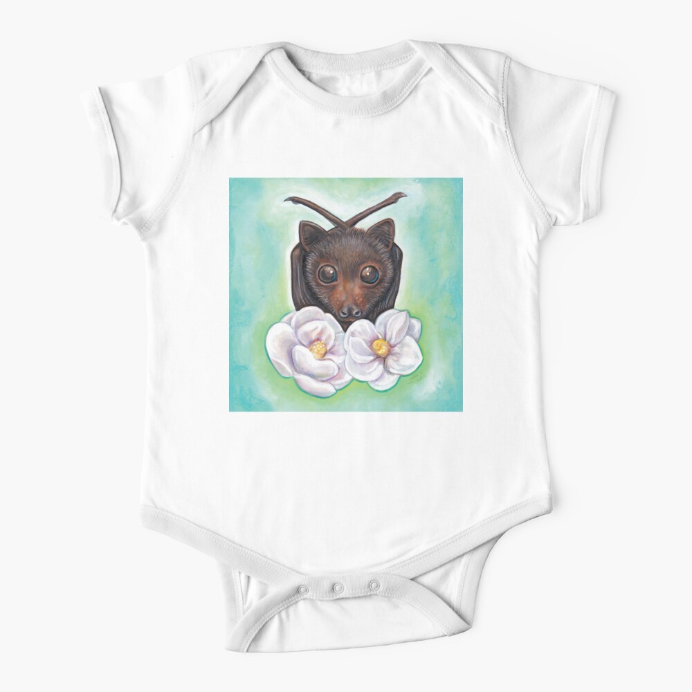 Batzilla - Miss Magnolia by Julie B (wider design) Baby One-Piece