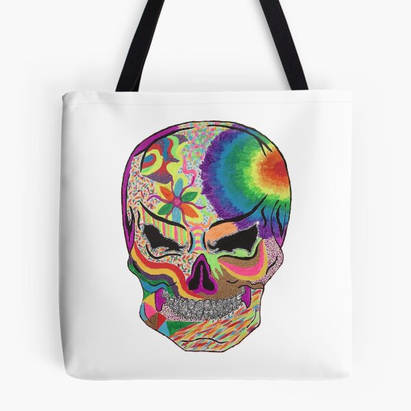 Item preview, Trippy Rainbow Skull designed and sold by monicavercillo.