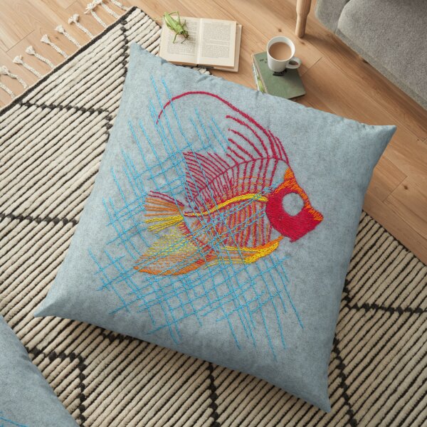 Stitches: Narrow Escape Floor Pillow