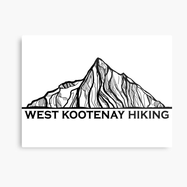 West Kootenay Hiking Metal Print