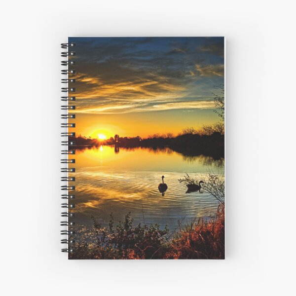 Dreamy Sunset Spiral Notebook