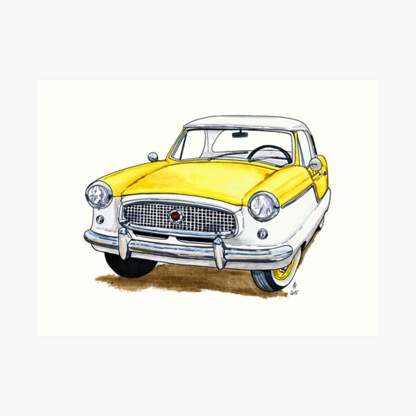 Nash Metropolitan - Yellow Art Print