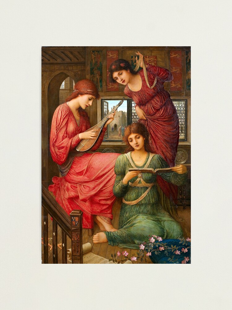 In the Golden Days - John Melhuish Strudwick Photographic Print
