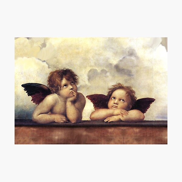 RENAISSANCE ANGELS Winged Cherubs Photographic Print