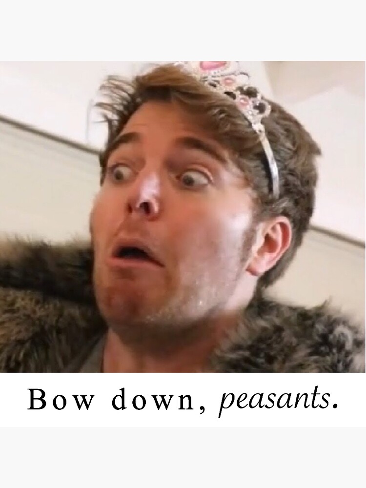 "Shane Dawson Queen Design" Sticker by GirlWithaBlog Redbubble