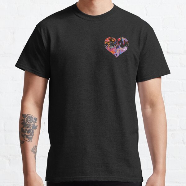 5SOS Youngblood Inspired Marble Effect Logo - Black Classic T-Shirt