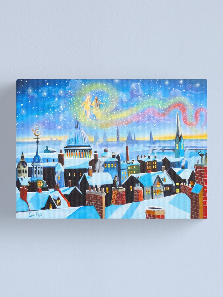 Alternate view of Scrooge a Christmas Carol ghost of Christmas past Canvas Print