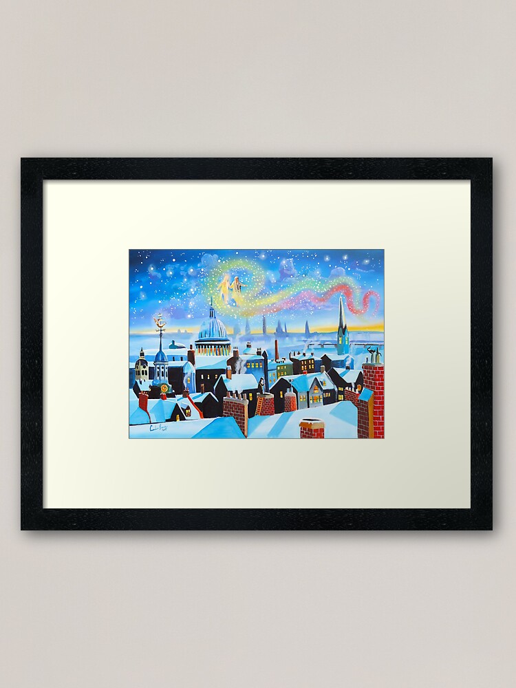 Alternate view of Scrooge a Christmas Carol ghost of Christmas past Framed Art Print