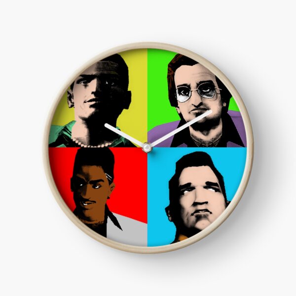 Vice City Pop-art Clock