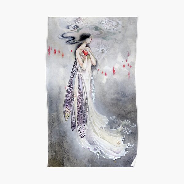 Sylph dragonfly fairy Poster