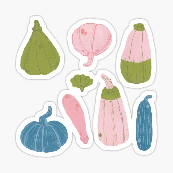 PASTEL SQUASH Sticker