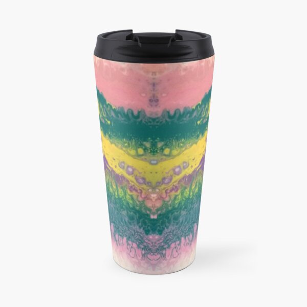 Abstract Painting-"South Beach Ocean Waves" Travel Mug