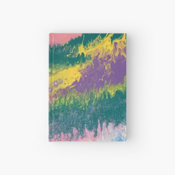 Abstract Painting-"South Beach Ocean Waves" Hardcover Journal