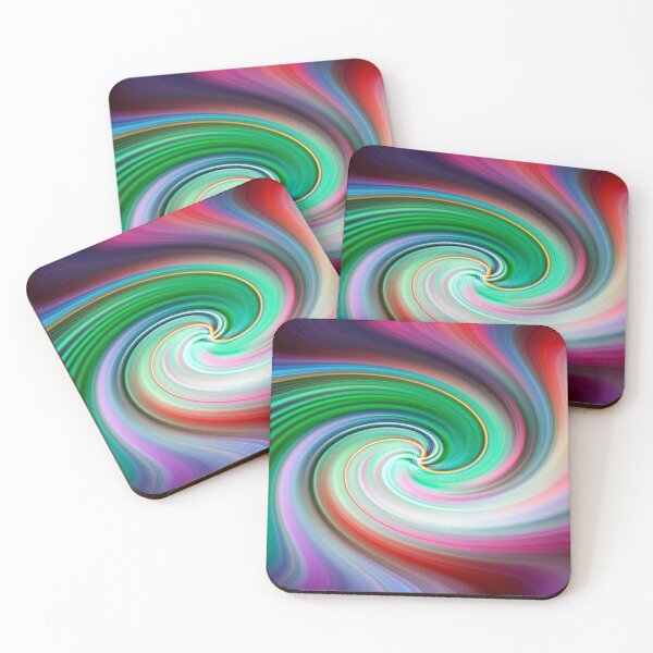 Item preview, Colour Cocaine Twirl Green Swirl designed and sold by FOLK ART FUSION by heidiannemorris.