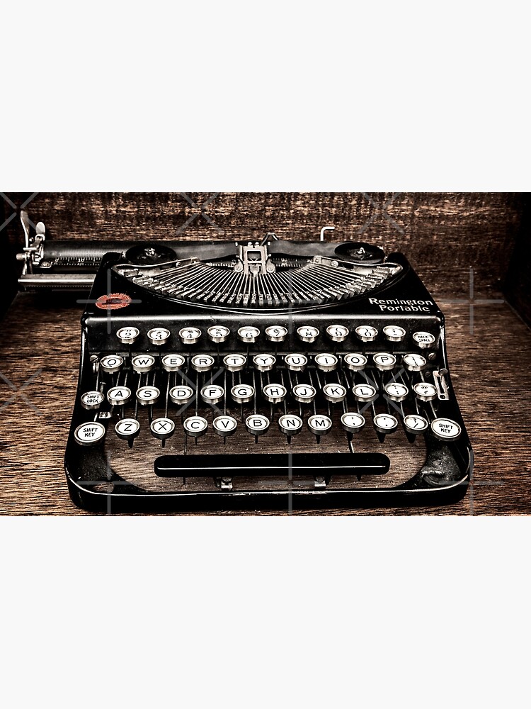"Photo of a Vintage Remington Typewriter, Old typewriter, Antique, By