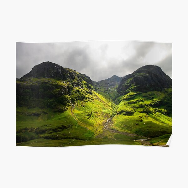 The Mountains of Glencoe Poster