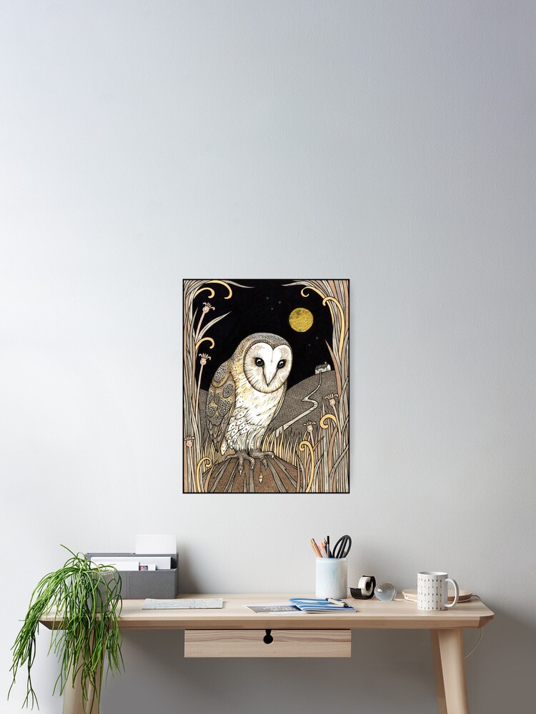 Thumbnail 2 of 3, Poster, A Wise One Waits designed and sold by AnitaInverarity.