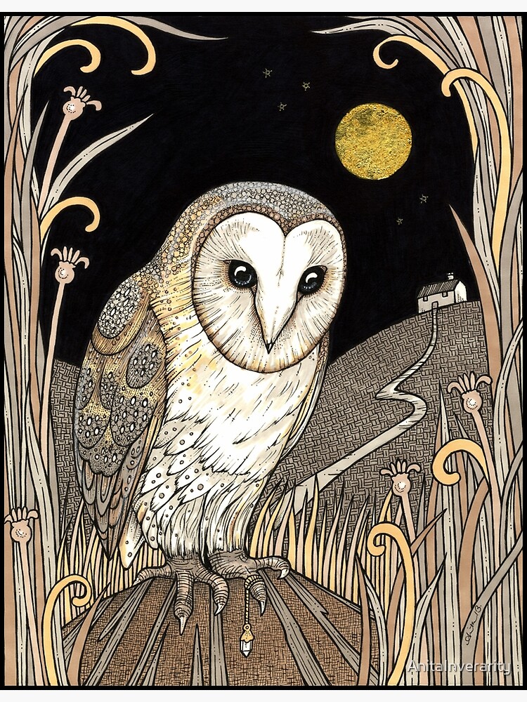 Thumbnail 3 of 3, Poster, A Wise One Waits designed and sold by AnitaInverarity.