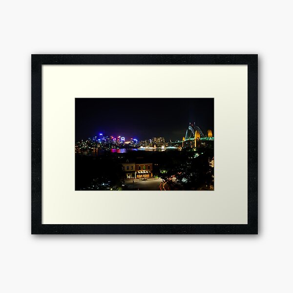 View From Observatory Hill Framed Art Print