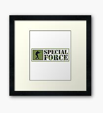Special Forces Special Forces Elite Military Soldier Bundeswehr Camouflage Gift Framed Print